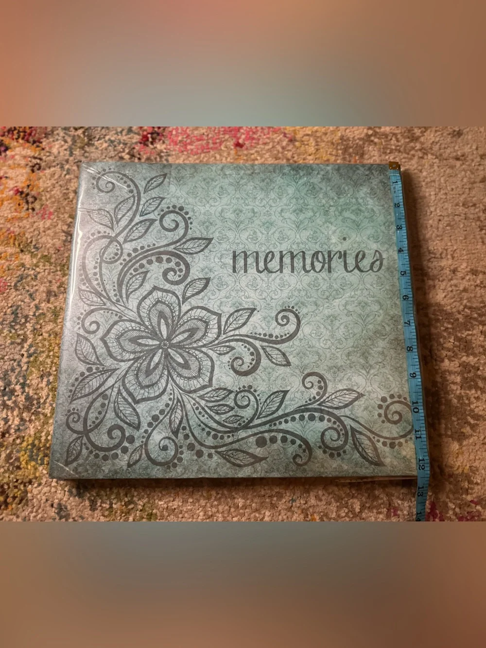 Premium Teal 'Memories' Scrapbook / Photo Album 12x12’